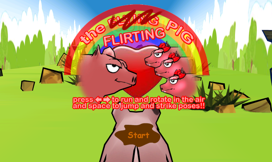 The Flirting Pigs